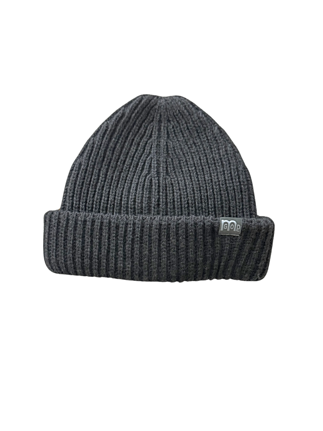 Unisex Christian Fisherman Beanie – grey witth GODinme logo on cuff