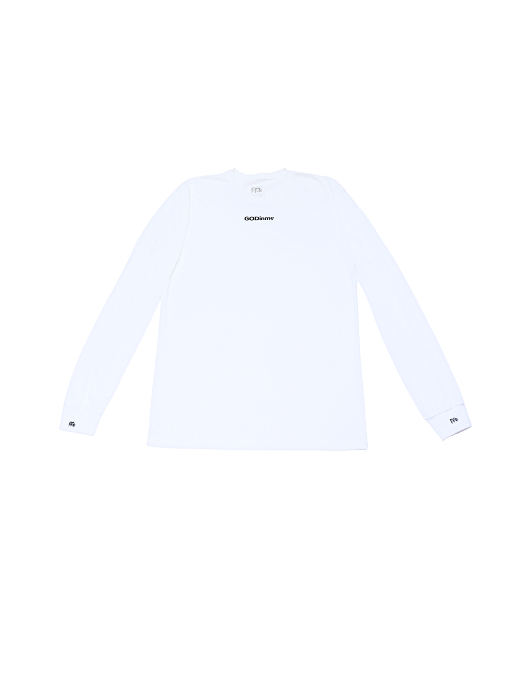 Made to feel like sueded peach fuzz, this White long sleeve shirt offers unbeatable comfort. The GODinme printed on front chest and the logo on sleeve cuffs and upper back represent boldness and style.