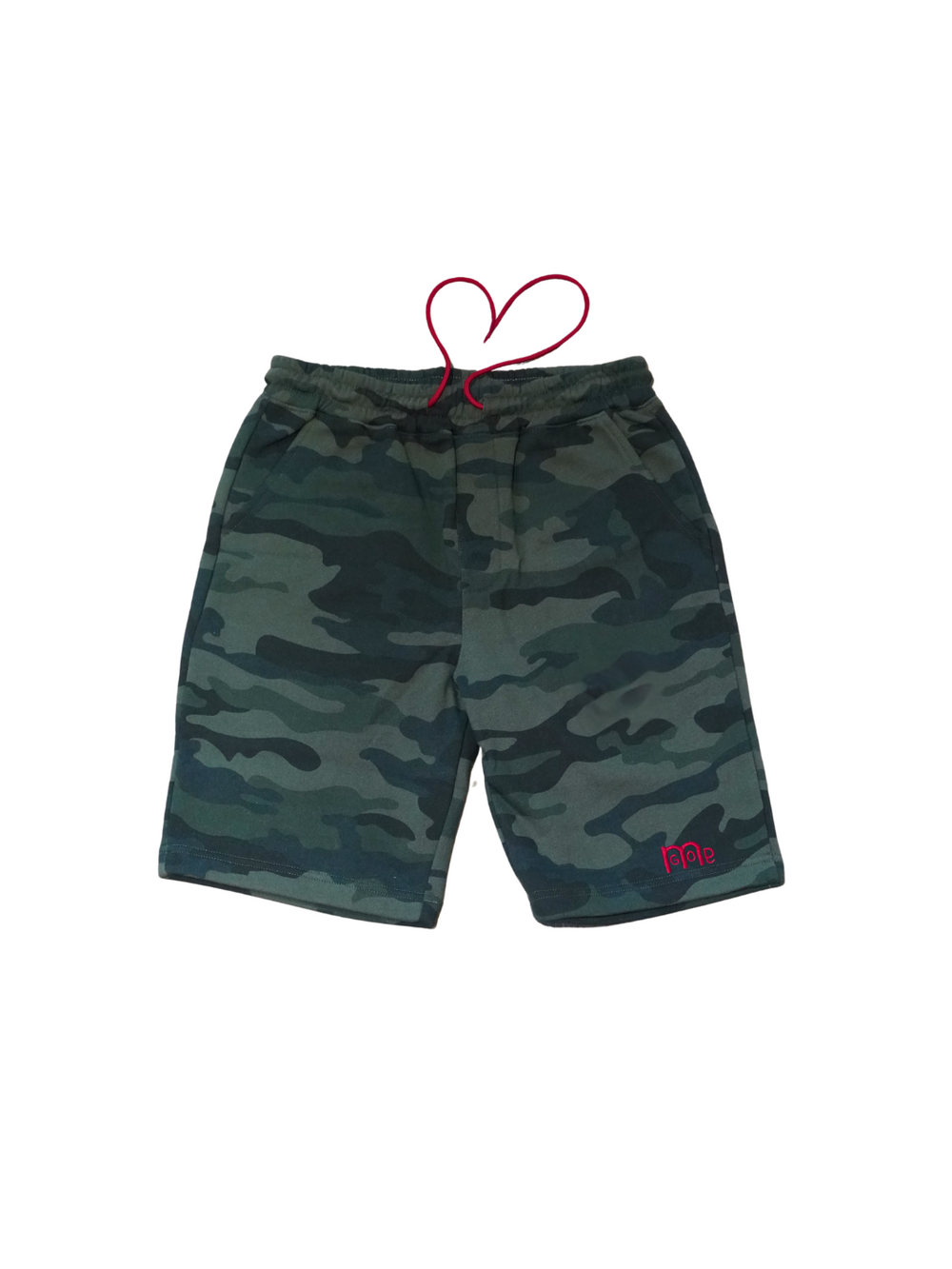 These actively casual GODinme shorts from our Romans 12 : 21 Collection come in a Black or Green Camouflage design. Complete with a bold embroidered logo and a shoestring draw cord in Red, to make a faithful statement wherever you go.