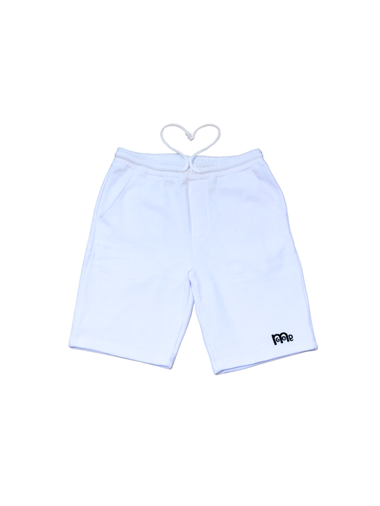 Perfect for any occasion, these White GODinme shorts provide an actively casual fit, jersey lined side and back pockets, elastic waistband, sewn eyelets, and fly details: providing the ultimate pair of shorts for any man of faith. But the White GODinme logo at left leg is the tell all, combining faith with fashion.