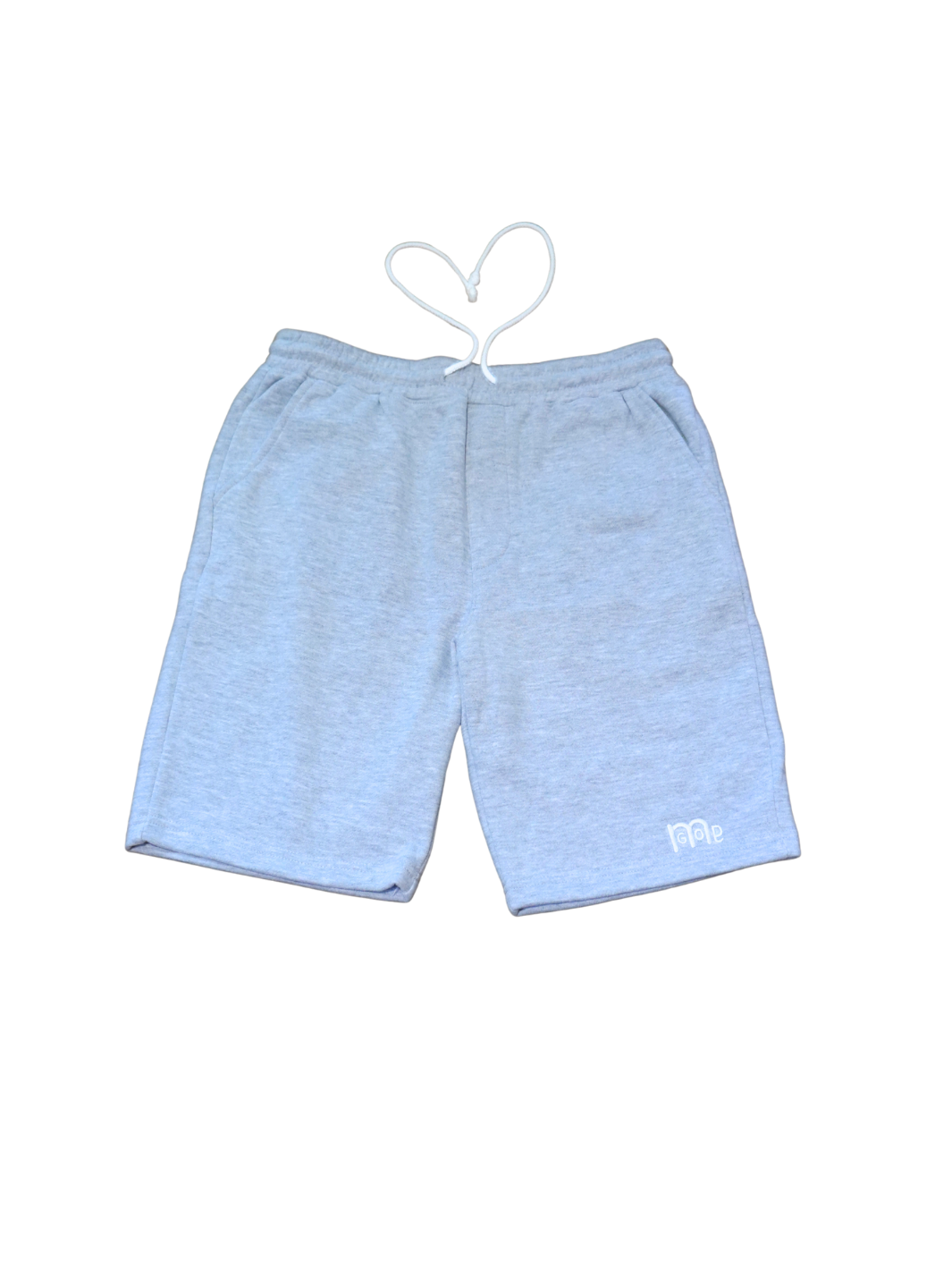 Perfect for any occasion, these grey GODinme shorts provide an actively casual fit, jersey lined side and back pockets, elastic waistband, sewn eyelets, and fly details: providing the ultimate pair of shorts for any man of faith. But the White GODinme logo at left leg is the tell all, combining faith with fashion.