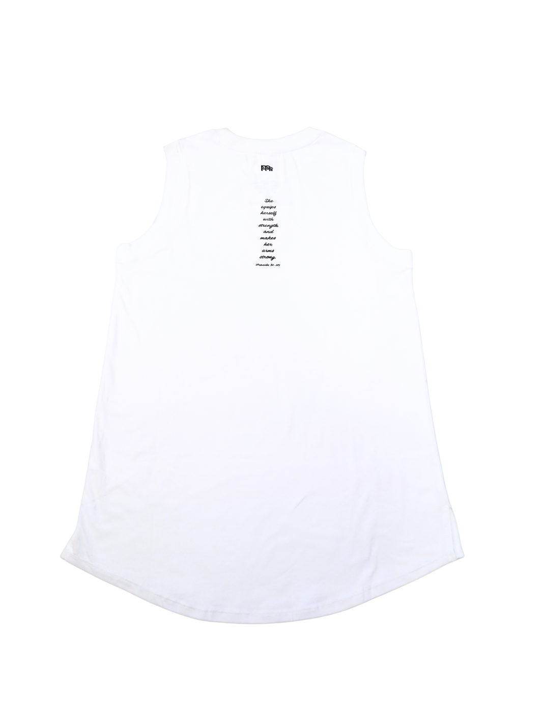 Virtuous Woman Tank Top is perfect for daily wear or workouts. Featuring GODinme on front and powerful Proverbs 31:17 verse on back, this tank top was created for the Virtuous Woman in you: GOD in you.