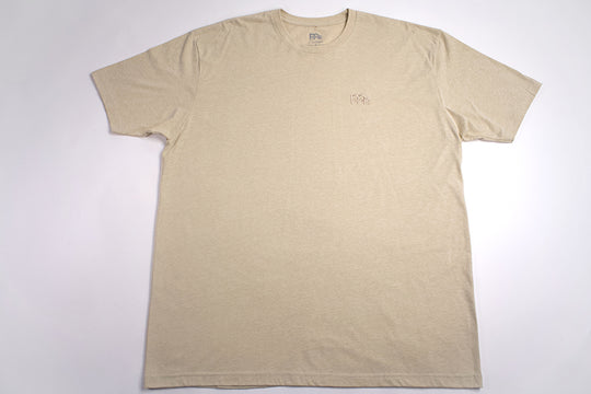Lightweight softness for all-day comfort and the powerful GODinme logo to represent GOD's Greatness in you; this Beige GODinme T-Shirt is made for you: GOD in you.