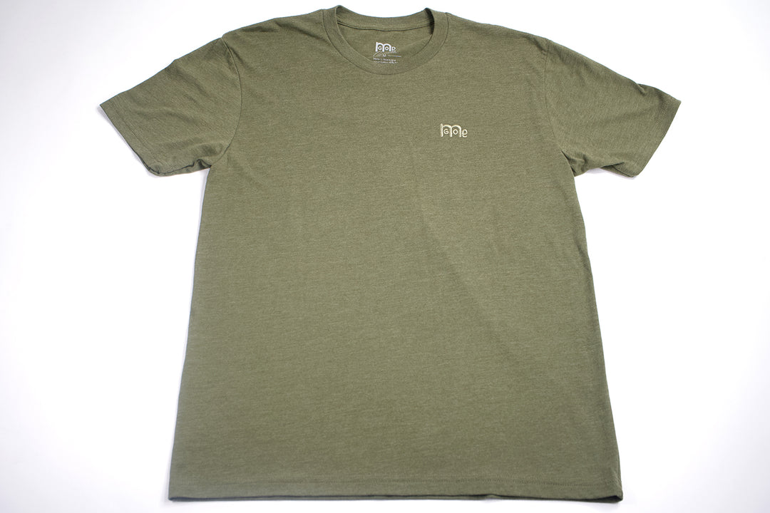 Lightweight softness for all-day comfort and the powerful GODinme logo to represent GOD's Greatness in you; this Olive Green GODinme T-Shirt is made for you: GOD in you.